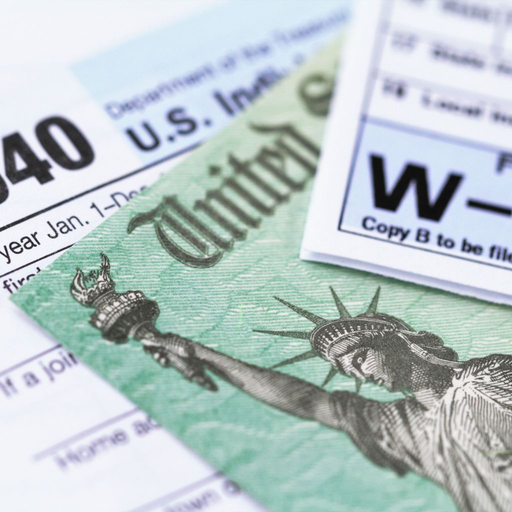 Image of U.S. tax documents suggesting a veteran exploring tax benefits.